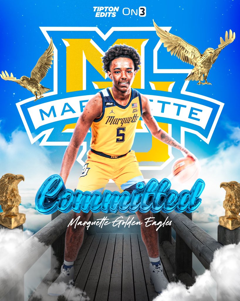 2023 four-star Tre Norman has committed to Marquette, he tells @On3Recruits. “Marquette really separated themselves from other schools in the recruiting process.” Story: on3.com/news/marquette…