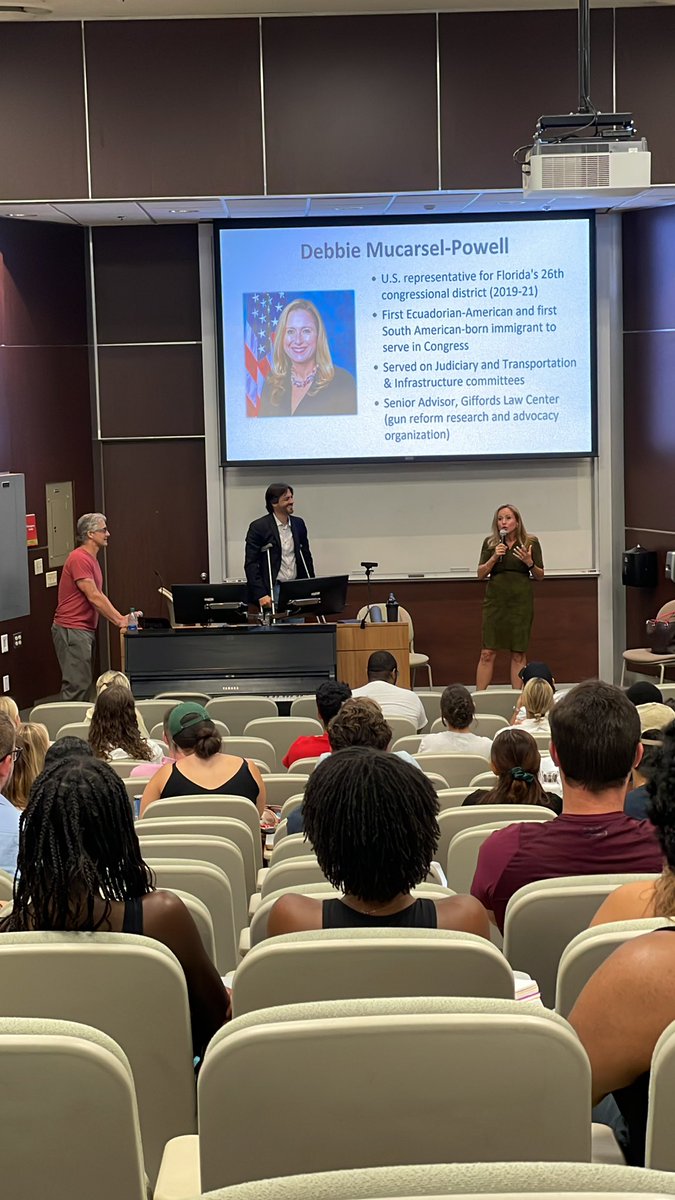 klofstad's tweet photo. Also happy to welcome @DebbieforFL  @ScienceUmiami @UMCAS @AmandiOnAir @MarcACaputo @JoeUscinski https://t.co/xmj6d5O2L8