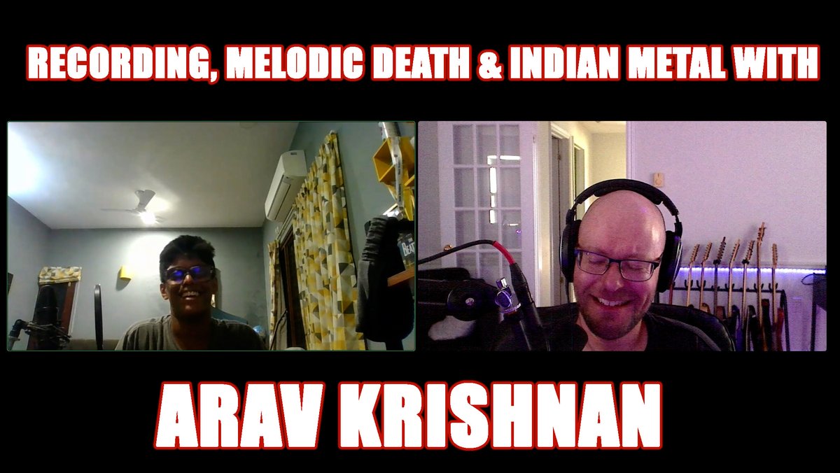 BowerGuitar1's tweet photo. https://t.co/XgFyAPvFVJ Interviewed one of my favourite young talents. #indianmetal #guitar #guitarpodcast https://t.co/v7wwOnIIi1