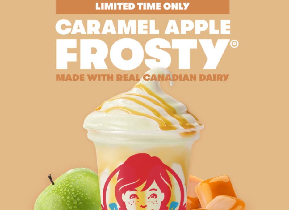 snackolator's tweet photo. Wendy's has a Caramel Apple Frosty in Canada and I am so jealous I cannot think straight.

This needs to come to the US immediately, @wendys!

Would you try this? I NEED IT! #wendys https://t.co/ftfVpnc3ZP