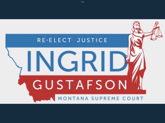 problembear's tweet photo. We can’t fix everything in Montana on November 8th, but we can safeguard  our State Constitution from @GovGianforte and the @mtgop by electing a few more seats in the #mtleg and reelecting Montana Supreme Court Justice Ingrid Gustafson.
#VoteBlueMontana 
#ProtectPrivacyRights https://t.co/V5LdkdgBBe