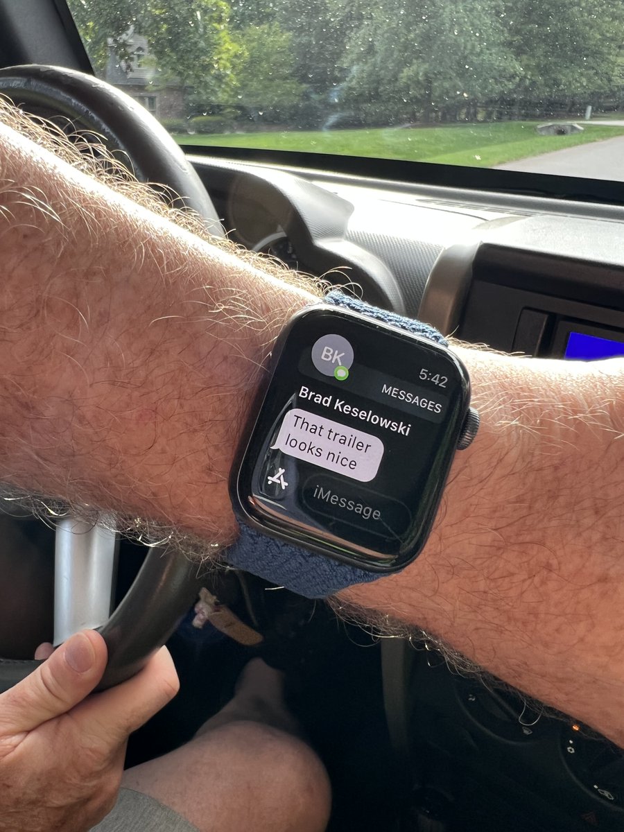 EdMartinLKN's tweet photo. When old career meets new... Driving home with the @LKNImages trailer and a NASCAR friend spots us. Kinda hard to miss, I guess. Thanks @keselowski 😎 https://t.co/aoqnV2TW5k