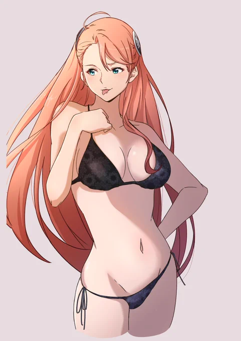 お題箱よりガンダム Gのレコンギスタ アイーダ・スルガン ビキニver.#Gレコ #イラスト 
