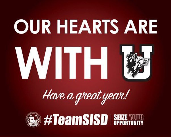 PSandoval_JCE's tweet photo. We love you Uvalde &amp; hope you had a great 1st day back to school! ♥️ #UvaldeStrong #TeamSISD https://t.co/UPhc4jEHU5