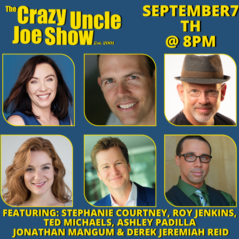 groundlings's tweet photo. Always a new laugh at The Crazy Uncle Joe Show. This week's hilarious cast: @StephCourts @roygjenkins #TedMichaels #AshleyPadilla @Mangum1 and #DerekJeremiahReid