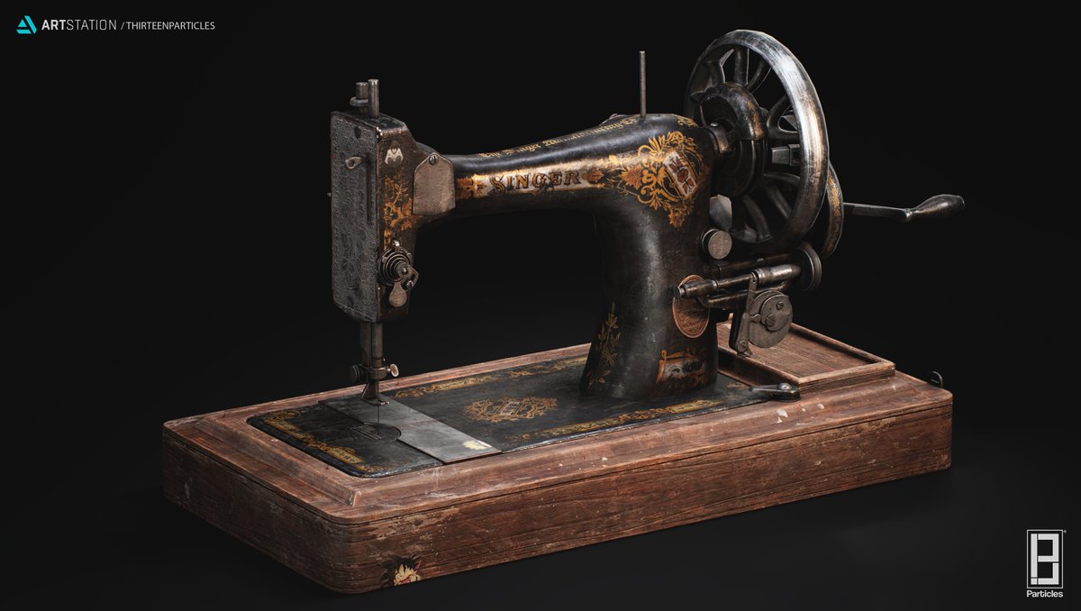 Substance3D's tweet photo. "Singer 1932 28K Handcrank | Game Ready Assets" by 13 Particles Studio - https://t.co/YpysLRFqhJ
Textured with #Substance3DPainter

#Maya #3dsMax #UnrealEngine #props #photorealism #digitalsculpting #3dtexturing #MadeWithSubstance https://t.co/m8wQKWrrxu