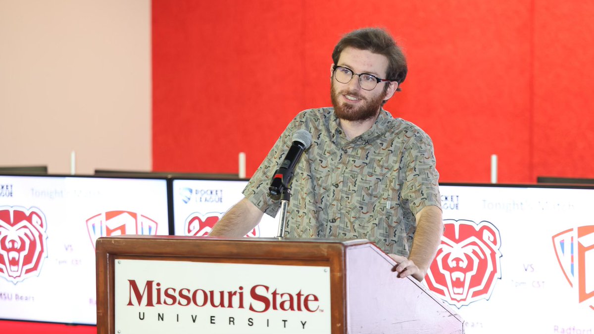 We did a second dedication today. It was <a href="/MSU_PSU/">Plaster Student Union</a> w/ our new <a href="/MSU_E_Sports/">Missouri State Esports</a> space. Tonight we play <a href="/radfordu/">Radford University</a> in Rocket League pool play.