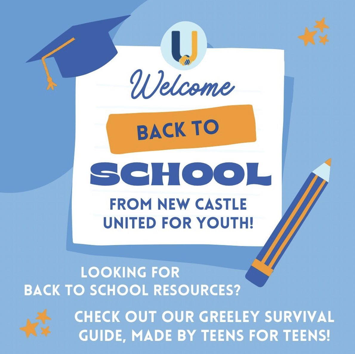Happy back to school! We know the transition into high school can be daunting- that’s why this summer’s NCUFY interns created a Horace Greeley Survival Guide! It’s full of advice created by current and future Greeley students! newcastleunitedforyouth.org/for-teens/hora…