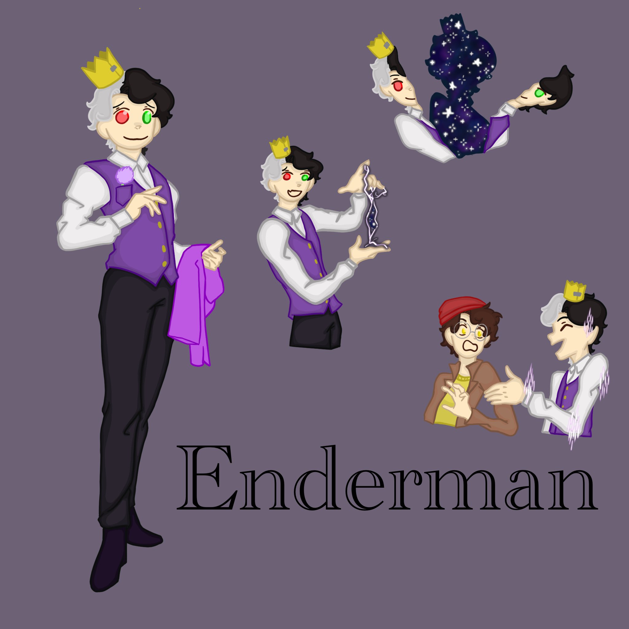 Fan art of Enderman aka Ranboo by @Lamest_Child on twitter