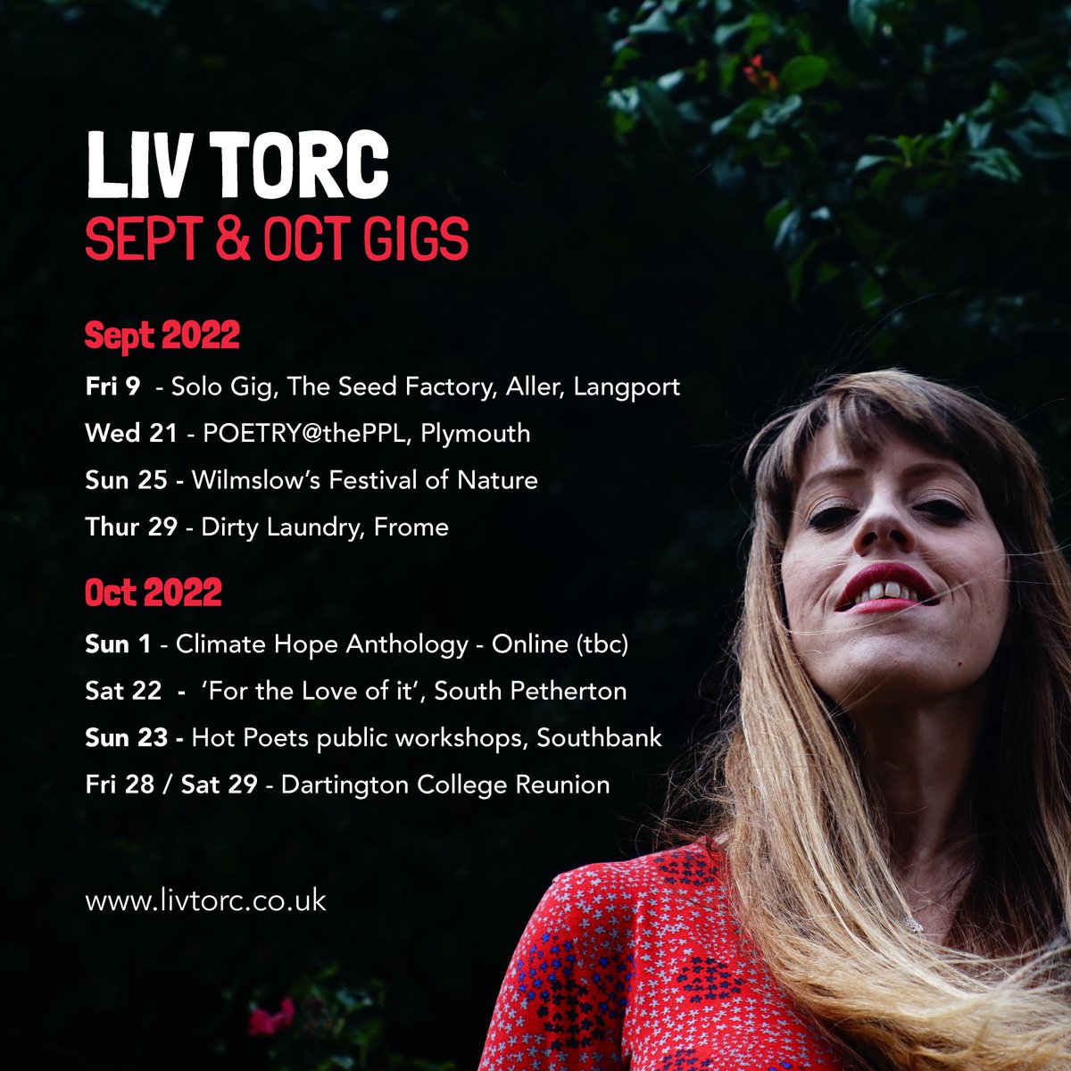 LivTorc's tweet photo. I have some gigs coming up... if you live in or near Langport, Plymouth, Wilmslow, Frome, South Petherton, London or Dartington. x

https://t.co/YONaYVRQIy

@OllyDavy @jonahcmusic @AnthonyLippman
@WilmslowNature @clarenasir @southbankcentre
@thedavidhallsp https://t.co/8GoqJjdPqX
