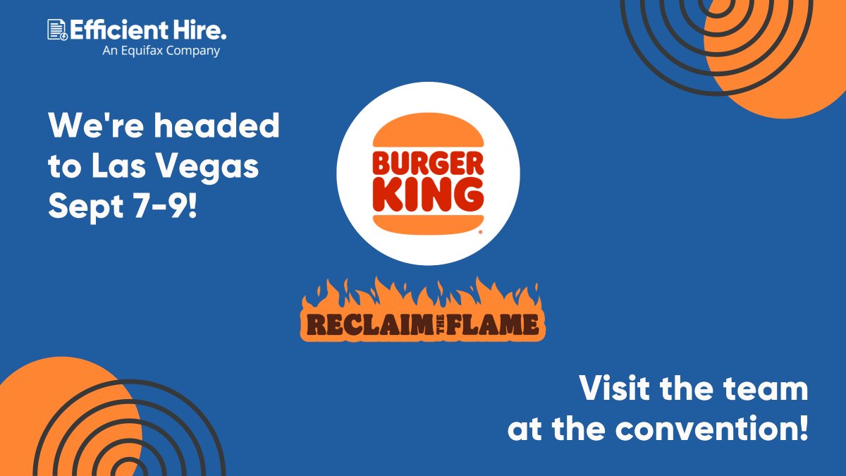 EfficientForms's tweet image. We’ll be at the #burgerking convention this week at the Las Vegas Mandalay Bay Resort! Stop by and see the team if you’re in town! #restaurants #franchise #hourlyhiring