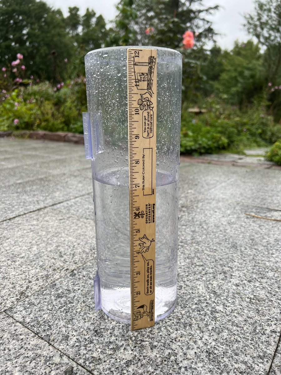 Mr_Oblon's tweet photo. You know it has been dry when you get 6.59” of rain and the yard is barely soggy. -Middlefield @ryanhanrahan @_RachaelTV @Eweather13 @RachelFrank_CT https://t.co/s2gw9muuQG