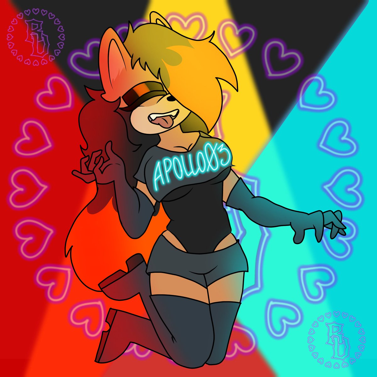 BelladonnaDraws's tweet photo. Rocking out to her favorite alien band

#apollo03
#sonicoc #furry #furryartist #Mobiansona https://t.co/x1bUx5JefE