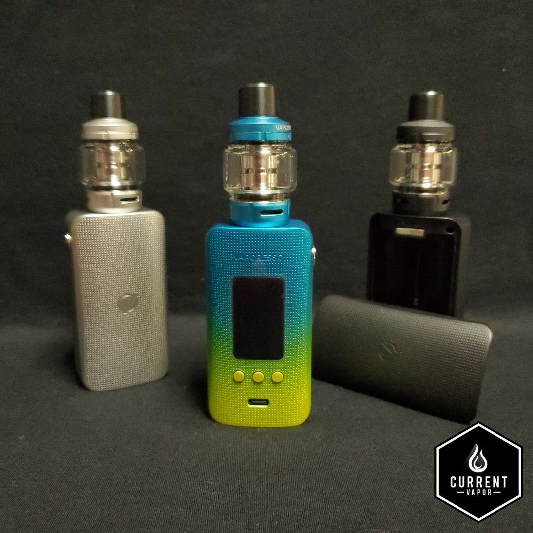 CurrentVapors's tweet photo. The Vaporesso Gen 200 is lightweight and less clunky than many mods on the market while still delivering top-tier flavor and performance. 
Find it at Current Vapor!
43 Ft. Union Blvd.
Midvale UT 84047 https://t.co/NB1K0cYoDm