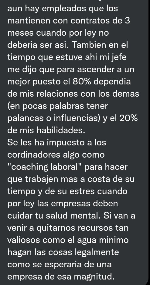 Terrormanufactu's tweet photo. Nos comparten está historia sobre el terror que es trabajar en Heineken. 
Una verdadera lástima que una empresa de "clase mundial" como dice ser, depende de métodos tan ruines para hacerse de trabajadores. https://t.co/7H6Q5vLG3P