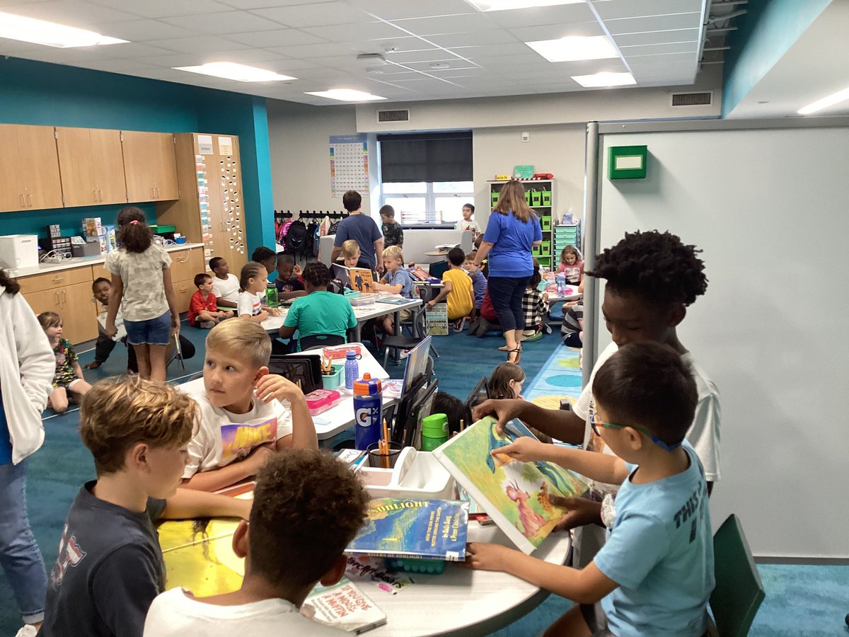 National Read a Book Day with our bear buddies from 1st Grade!