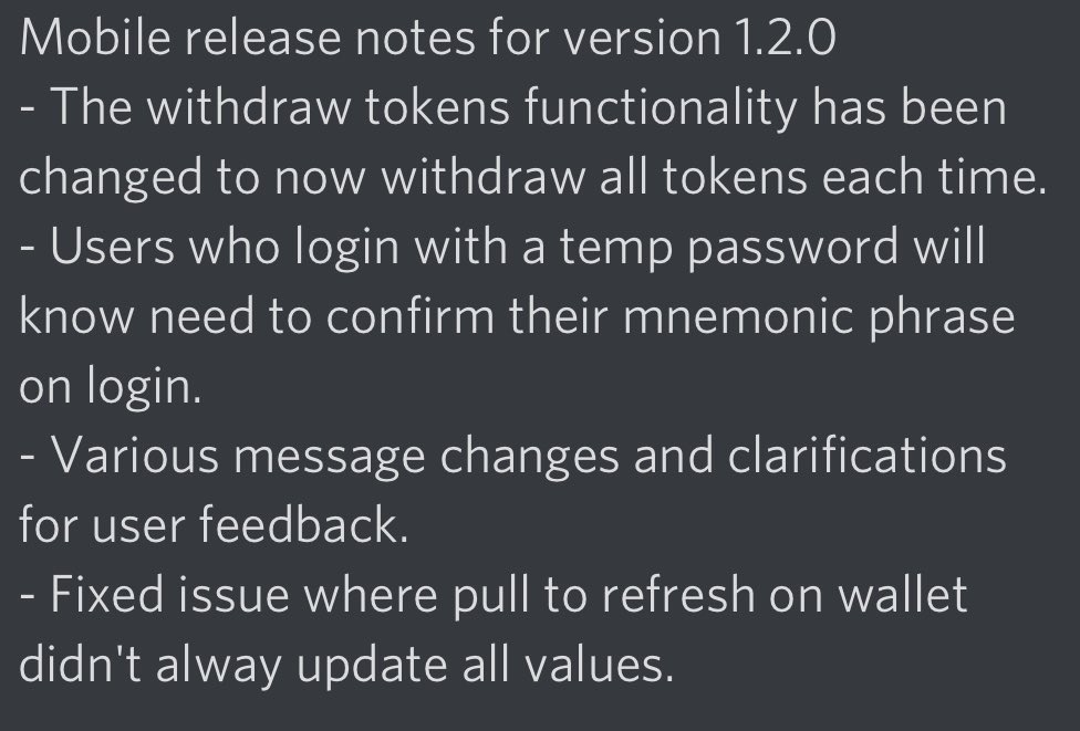 debtboxdevs's tweet image. Mobile release v1.2.0