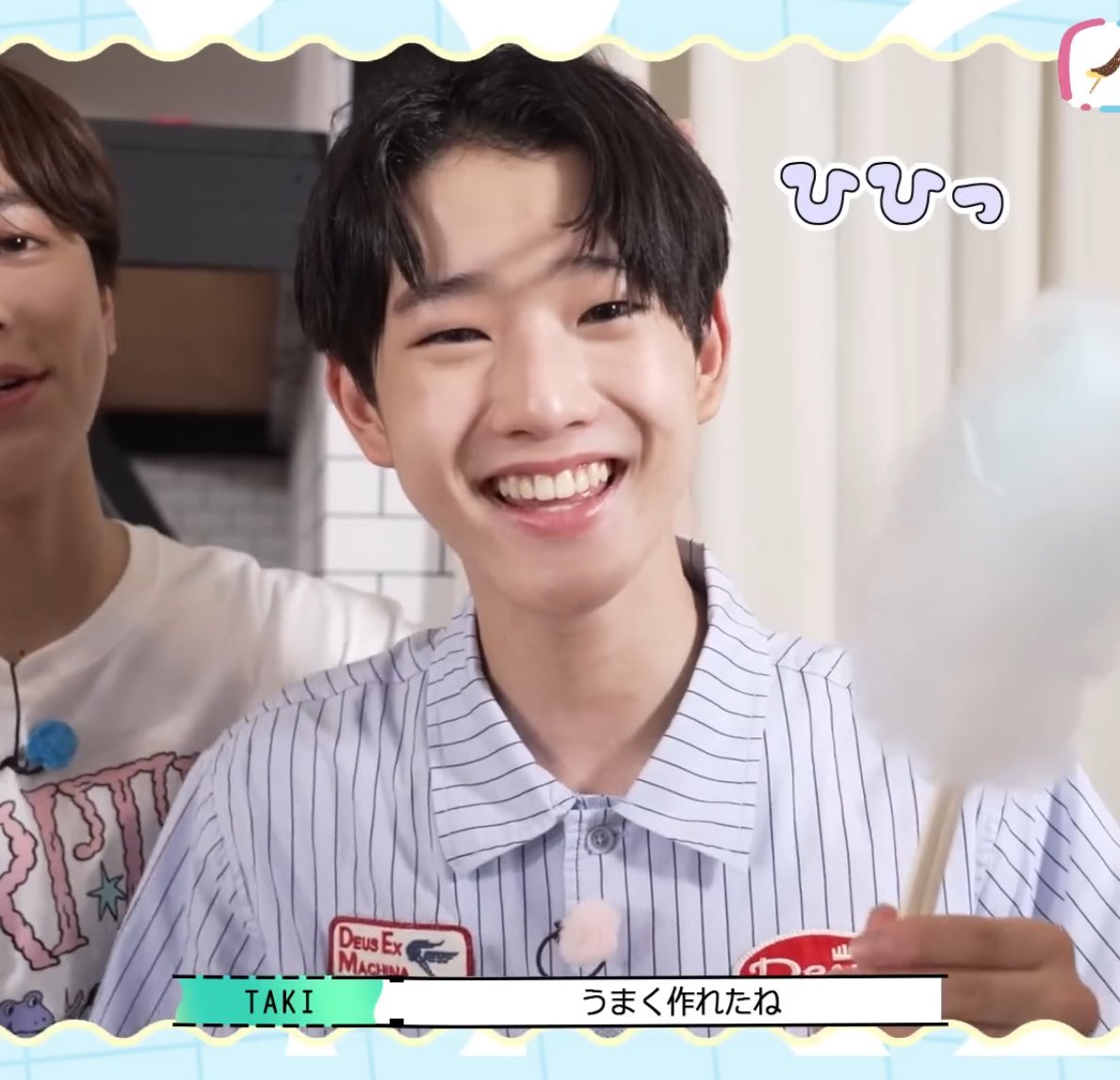 kimyejoon07's tweet photo. Yejun and his self made cotton candy 

#andAUDITION #YEJUN https://t.co/KZYX8UVD65