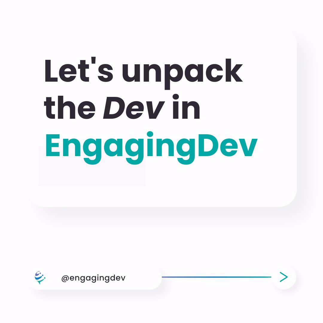 EngagingDev tweet media