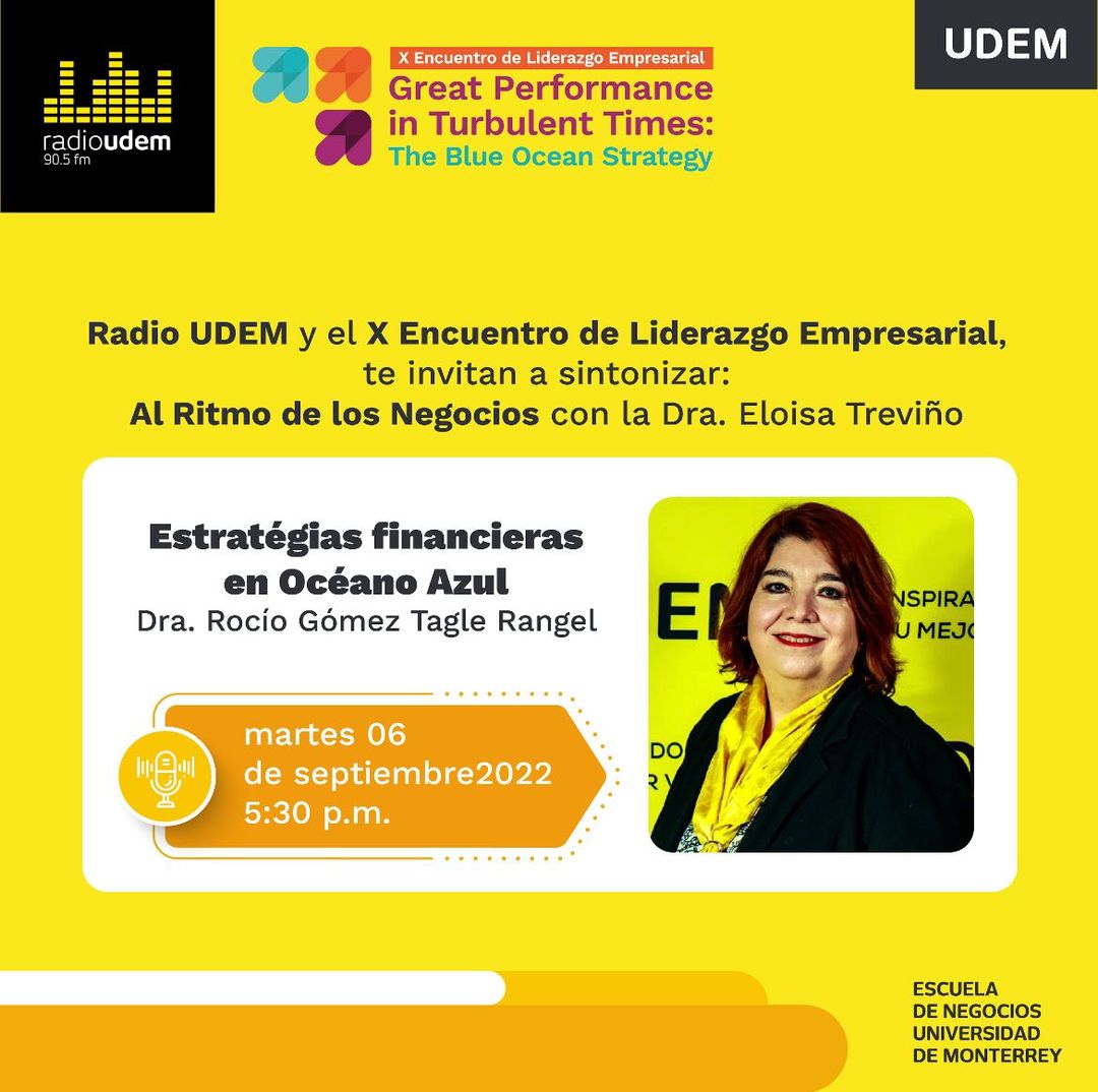 anarlb's tweet photo. ¡Aprende más de Estrategias en Océano Azul! escúchalas aquí: https://t.co/Ht1OT7FTZx #EncuentroLiderazgo  #UDEM https://t.co/tm1fNom72G