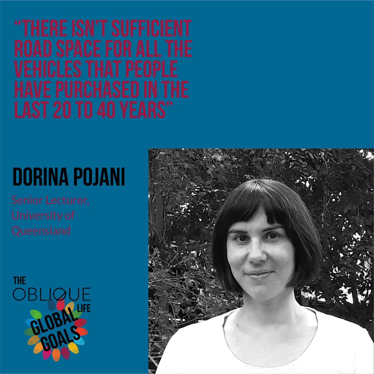 Thank you Dorina Pojani, Senior Lecturer @UQ_sees for sharing your thoughts on how we can make transport in the #globalsouth more #sustainable. 

Listen here: ow.ly/T0W150Kbi5j

Special mentions: 
<a href="/ccc_united/">Conscious Crypto Creator</a> @wearesina

#sustainable #cities #urban #mobility #SDGs
