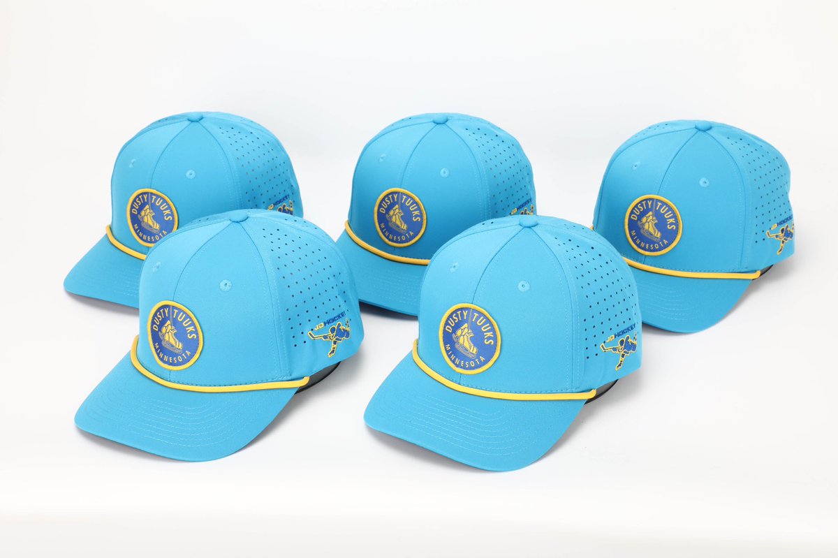 SotaStickCo's tweet photo. We had fun building out these full custom performance rope hats for the @JDHockey16 @DustyTuuks! 

+ Hit us up if you’re looking for one-of-a-kind lids for your team, event or organization! https://t.co/gPocIb4nJG