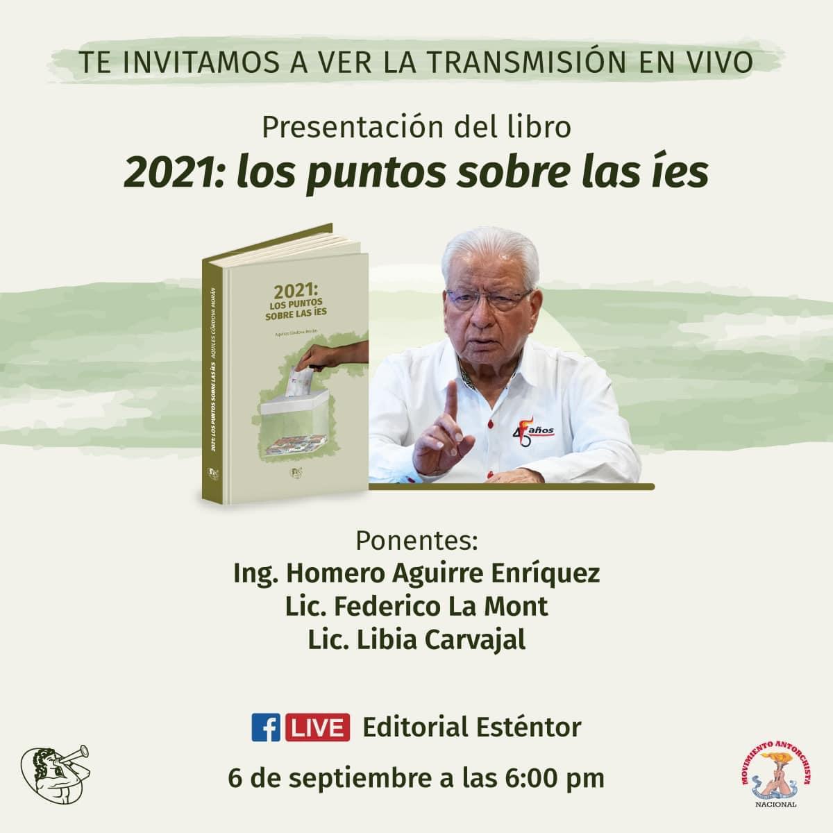 Respeta_elflow's tweet photo. Hoy se estrena un nuevo #LibroDeAquilesCórdova, uno de los analistas políticos más influyentes e importantes de nuestro país. 

A través de las redes sociales de la #EditorialEstentor te invitamos a presenciar la transmisión en vivo. 🔥 https://t.co/HiLcVD9cAL