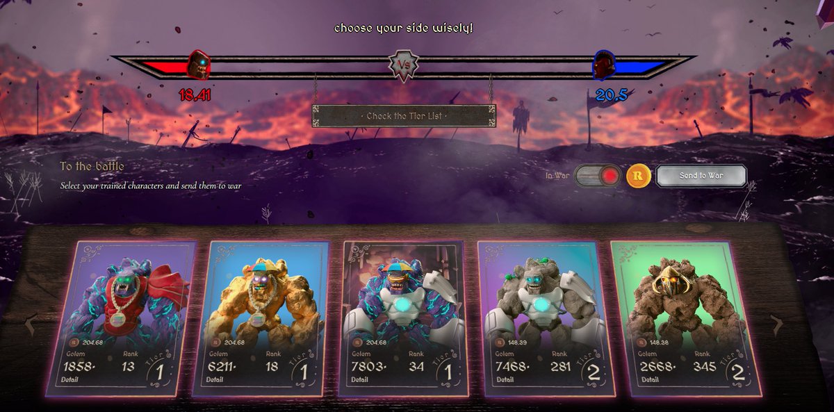 Checking out some battlefields in the discord👀👀

This one’s <a href="/Bastian_dsrc/">Bastian</a> , have you enlisted your golems and demons? Show me yours battlefield in the comments😈🪨

Might pick a good one to receive a surprise🦋👀