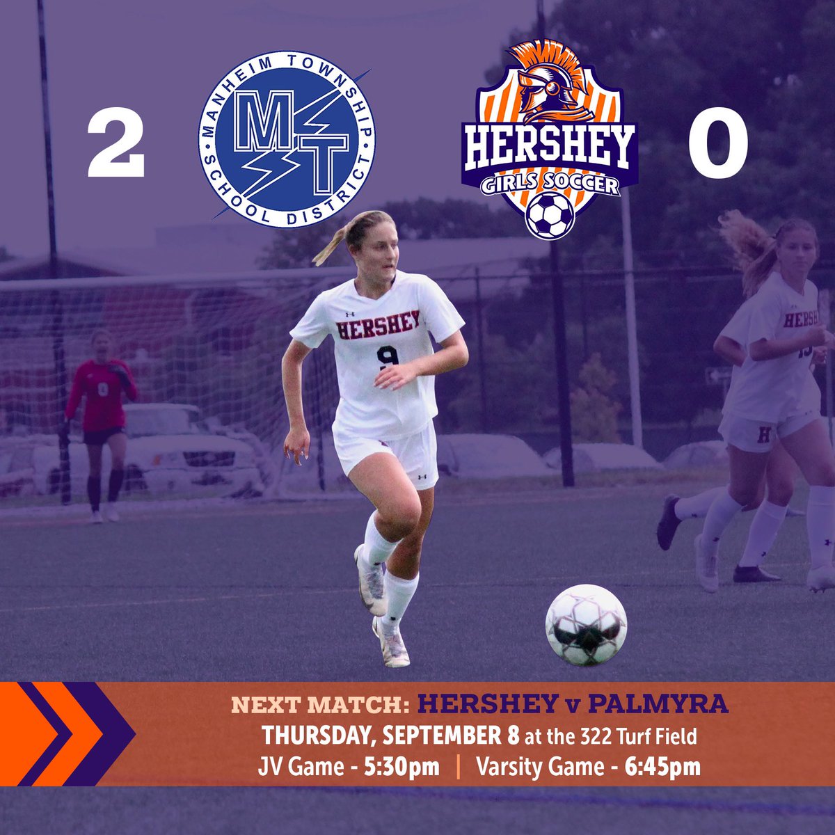 Results of our varsity only game against Manheim Township. The girls put up a great fight!!