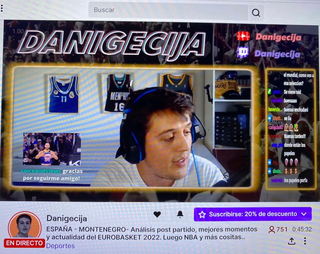 El directo de hoy ha sido UNA JODIDA LOCURA
751 de espectadores máximos
+900 espectadores únicos
+50 nuevos seguidores. 

Muchísimas gracias a <a href="/colgadosdelaro/">Colgados del Aro by Endesa</a> por el raideo y en especial a <a href="/Palomero14/">Juanma Iturriaga</a> y a todo el equipo <a href="/sirolopez/">Siro López</a>, <a href="/faust_saez/">Faustino Sáez</a> y <a href="/PabloLolaso/">Pablo Lolaso</a> 
INFINITAS GRACIAS 🙏