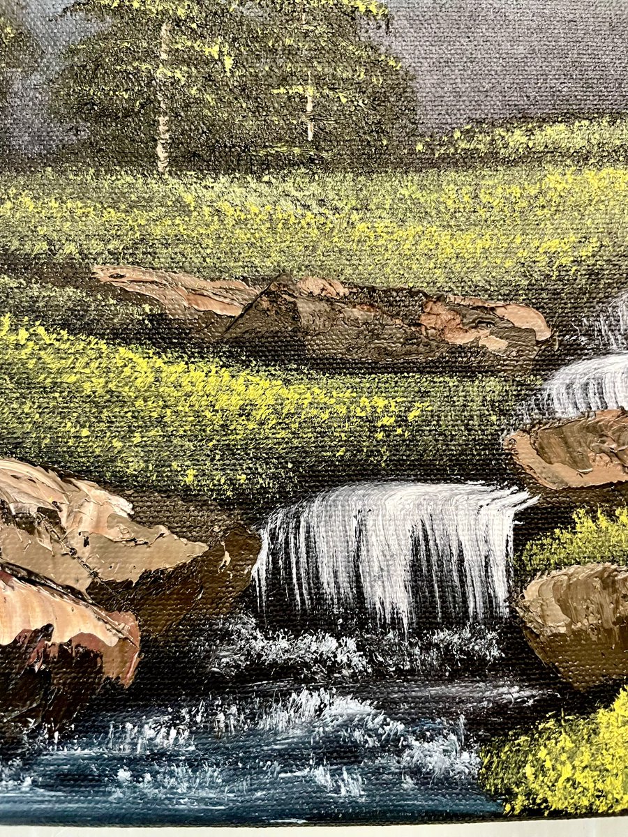 BallStateCT's tweet photo. It’s so important to do something every day that will make you happy. – @BobRossOfficial
#waterfalls #paintlikebobross #bobross #happypainting #paintlikebobrossclasses #certifiedinstructor #BobISWatching https://t.co/U7hzfOjo4K