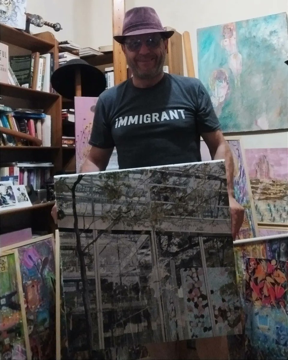 boreivanoff's tweet photo. Studio photos with the new baby...
#artiststudio #newartwork #oilpainting #immigrant #artist #foreigner #alien #artcreation #artcriticism #peinturealhuile #contemporaryartist #contemporaryart #contemporaryfigurativeart #artadvisory #artcollector #artworld #modernpainting #art https://t.co/h70Vfm9zqk