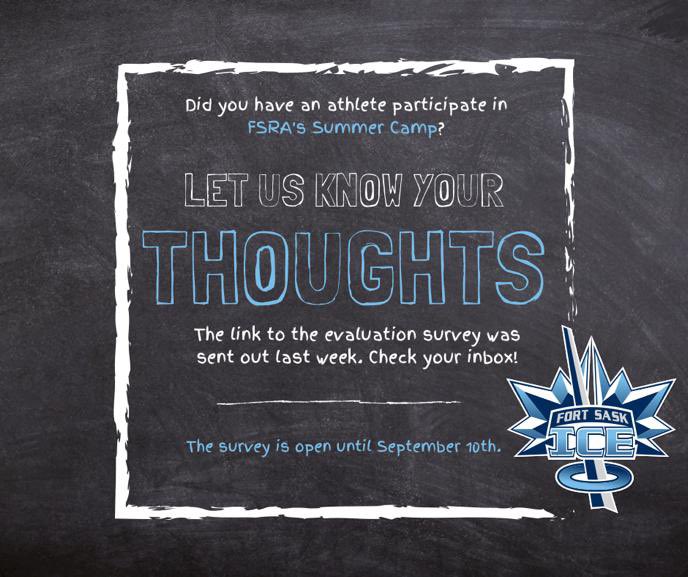 Like how our summer cam was done? Any changes you would like to see? Let us know about it! Check your emails for the FSRA summer camp survey and take the time to fill it out!