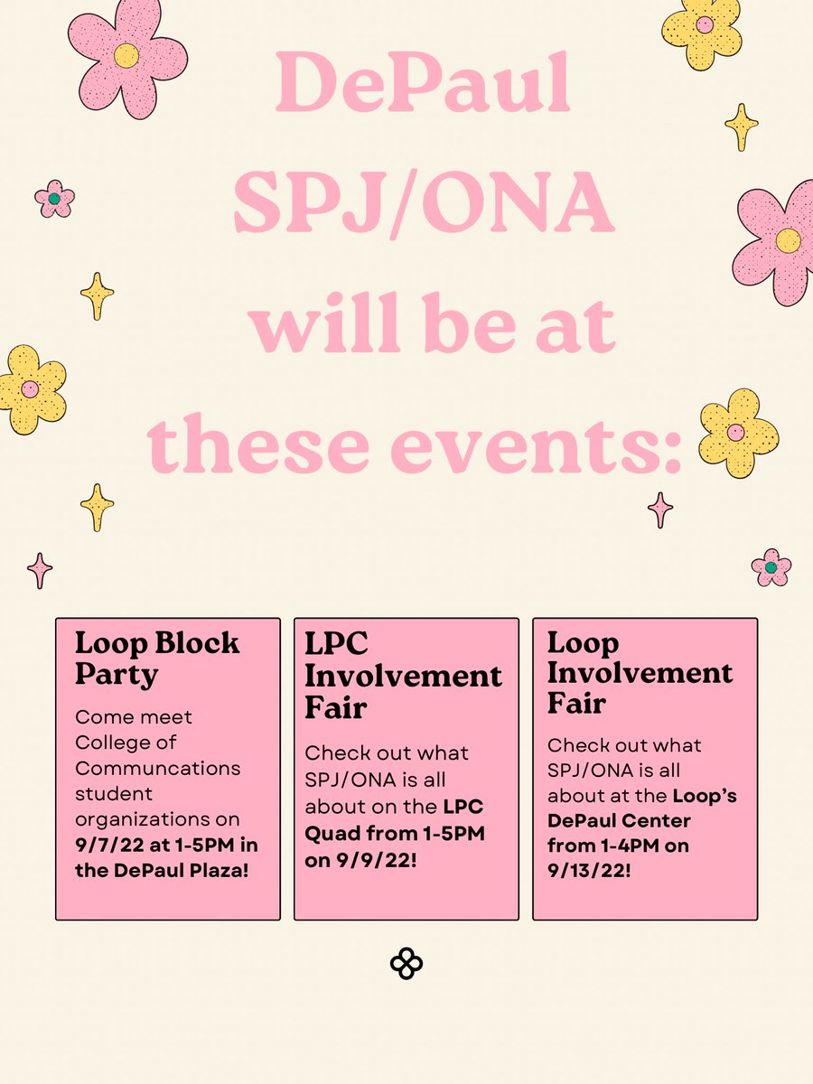 Come by these events and check out what we’re about!! See you there👋