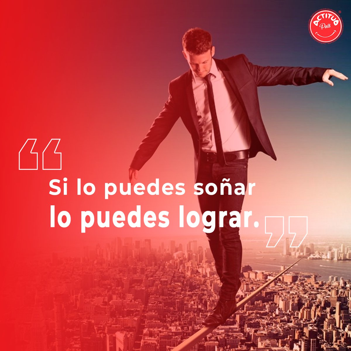 ActitudPais's tweet photo. Si lo puedes soñar, lo puedes lograr 🙌🤩
#actitupais #actitud #éxito #lograrmetas #frases https://t.co/0M9MQrgjRP