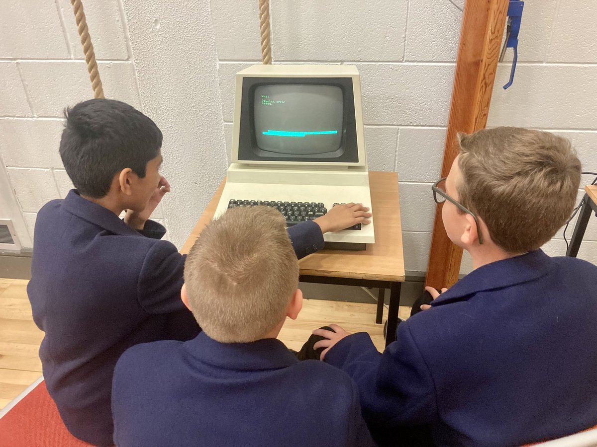#theCODEShowNI We are visiting 10 schools in NI. What are we doing? We are using 1980s tech to inspire this generation of KS3 pupils to choose a better paid growing IT career sector in NI.  Primarily focused on girls in IT who make up a little over 10% of the workforce.