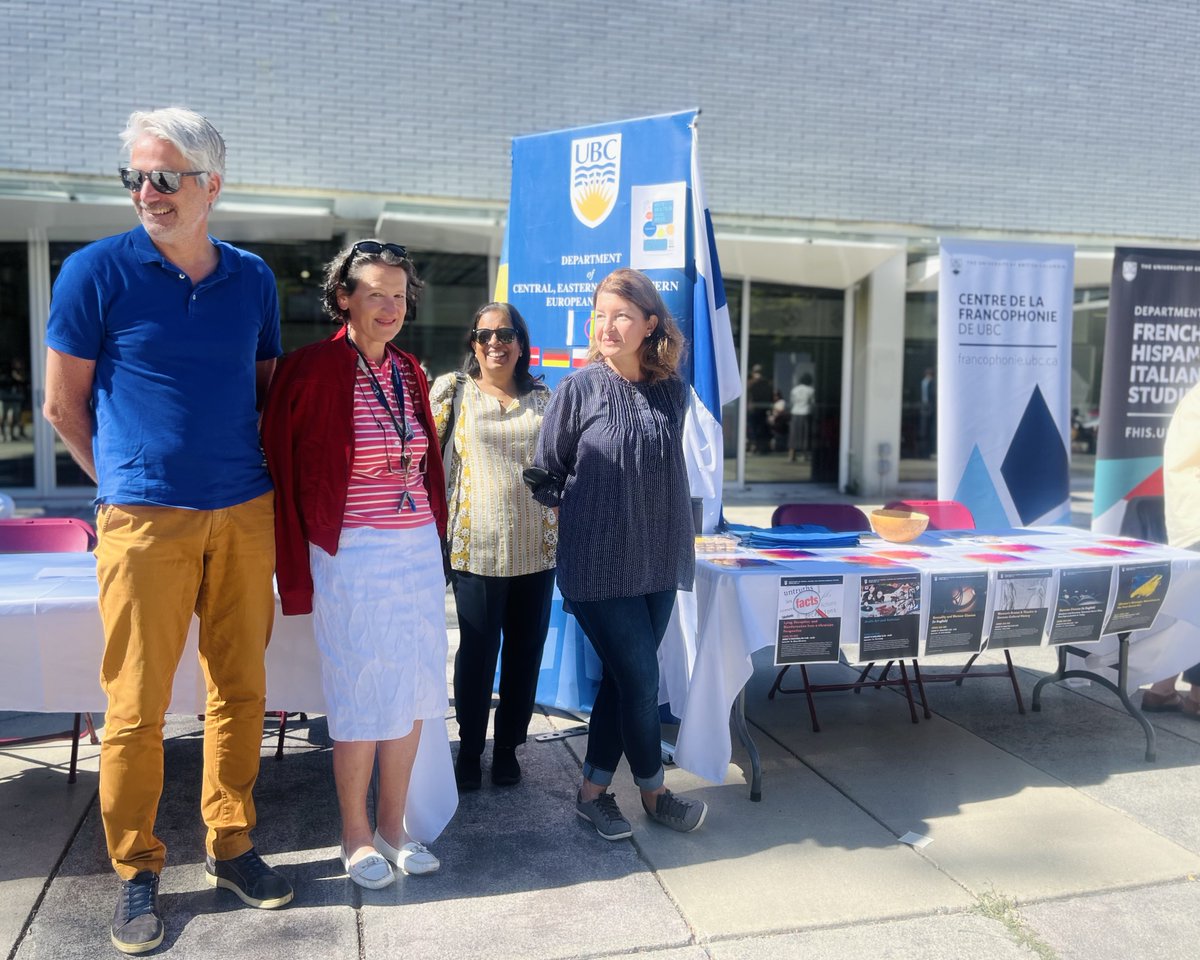cenesubc's tweet photo. Thanks to everyone who stopped by our booth @UBC #ImagineDay! Want to learn more about our majors and minors? RSVP for the CENES Alumni Night next month: https://t.co/LPanA7Qbaf #GermanStudies #ScandinavianStudies #SlavicStudies https://t.co/ykMPhSfYl2
