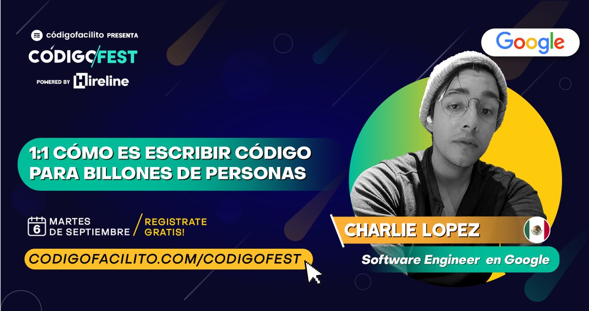 Uriel_Hedz's tweet photo. ¿Tu sueño es trabajar para las empresas más grandes de tecnología del mundo?

Estamos por recibir a un grupo de increíbles talentos que te contarán cómo es trabajar para grandes empresas:

👇👇👇👇
https://t.co/lg5L7V2bLn

#CÓDIGOFEST https://t.co/68c22DIbuN
