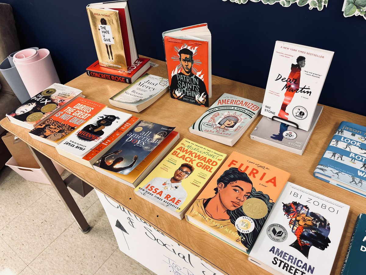 Aleks_Luchin's tweet photo. All set up for our “Speed Dating” event tomorrow! Students will spend time perusing our classroom library before choosing their independent reading novel. https://t.co/PcKJn5hShr
