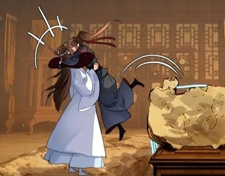 adrihosi's tweet photo. The way wangxian always find a way into each other’s arms 😭😭 they are insufferable 🥹 #mdzs https://t.co/eAEfUiyQKl