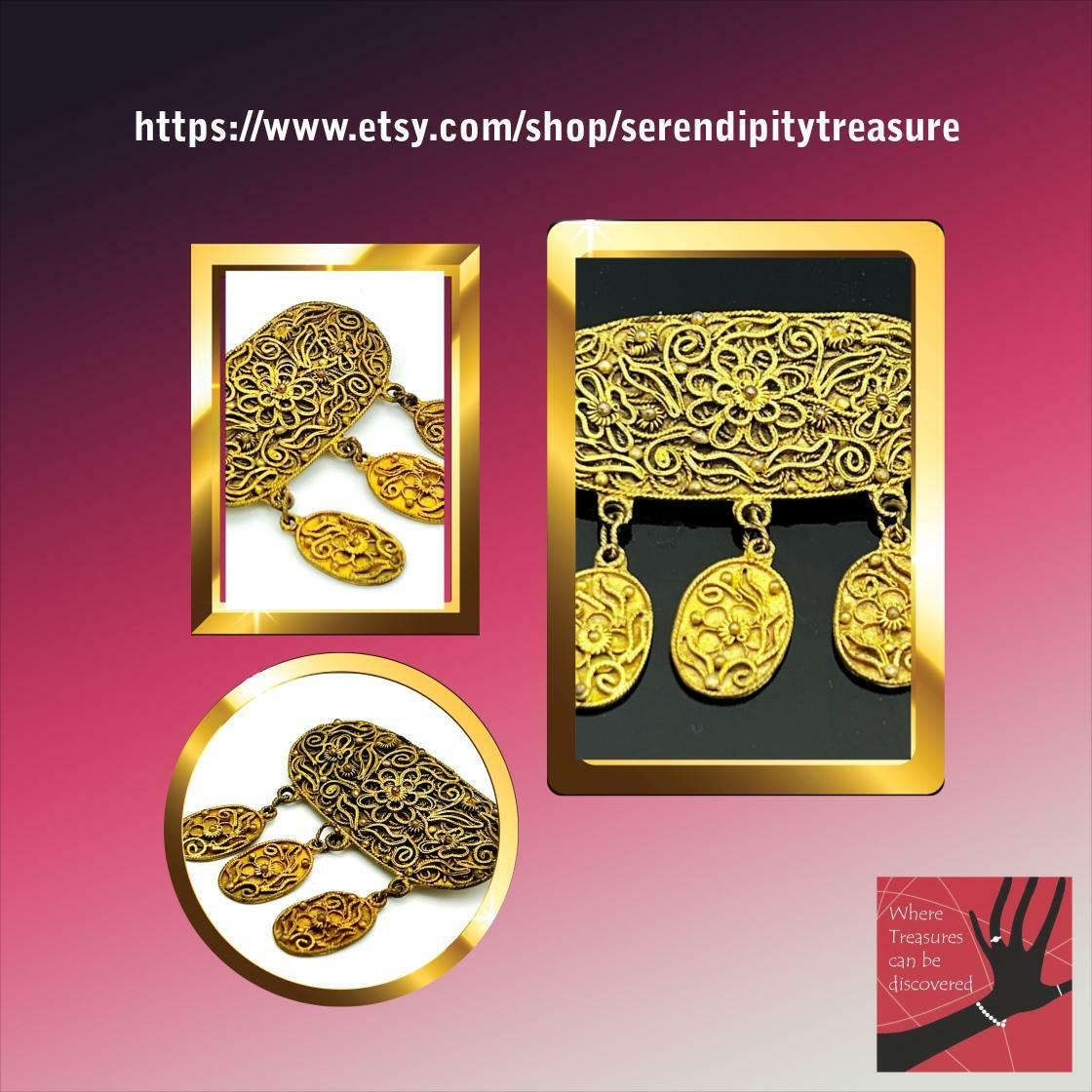 serendipitytrea's tweet photo. Brass dangle Brooch Chinesse export gold repousse floral pin made in china #ArtNouveau #FloralPin 
$34.0
➤ https://t.co/A8iQdT0gf4 https://t.co/z81f0hZPYM