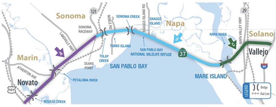 Caltrans is conducting a PEL study of Route 37 between Hwy 101 &amp; I-80 to identify a transportation vision, determine needs, and consider alternatives. Learn more at our virtual public meeting,  Wed., Sept. 14, 5:30 PM bityl.co/EEoC