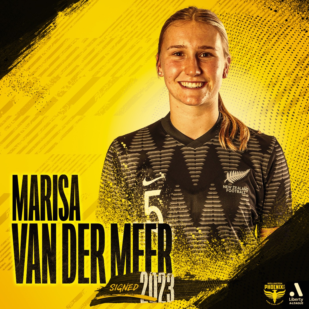 Welcome to the Nix Marisa! 🤩

<a href="/NZ_Football/">New Zealand Football 🇳🇿</a> U20 international Marisa van der Meer joins the Nix from Melbourne City! 🔥

2022/23 is going to be an #Unmissable season! 💪

#COYN! 😎

wellingtonphoenix.com | 💛🖤