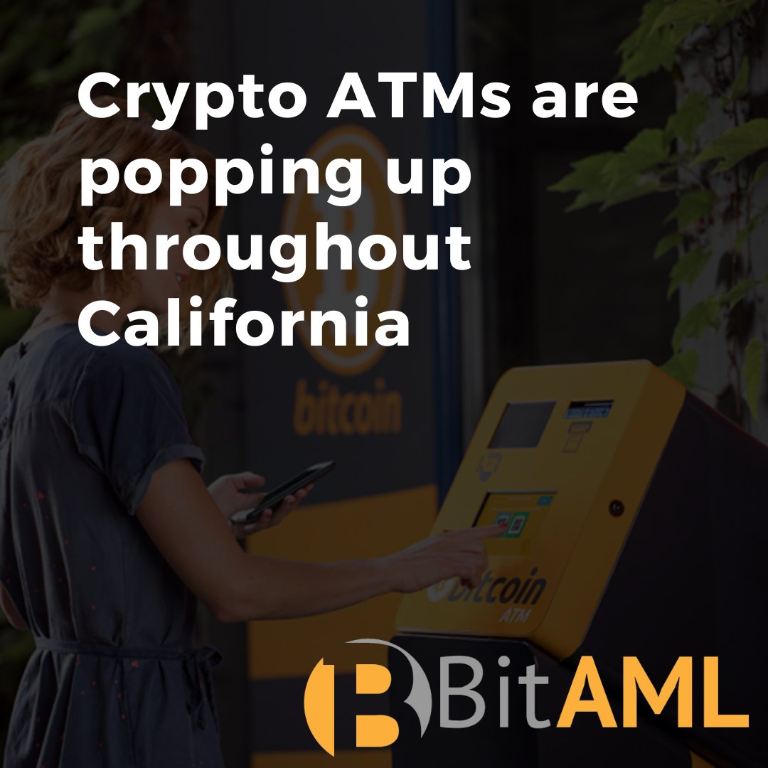 BitAML's tweet image. almost 2,000 #cryptoATMs in the #LosAngeles area alone, according to @KTLA. you can find them anywhere from retail stores, loan shops  and #gasstations.

Article: ow.ly/z5mH50KBGBF

#California