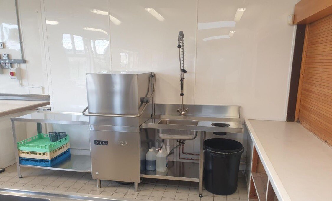 BACK TO SCHOOL - Kitchen staff delighted to be coming back to a brand new Dishwasher System and removal of their old sterilizing sinks! For all of your Catering Equipment needs call us on 0191 6825394 or email - sales@procateringequipment.co.uk #cateringequipment #dishwasher