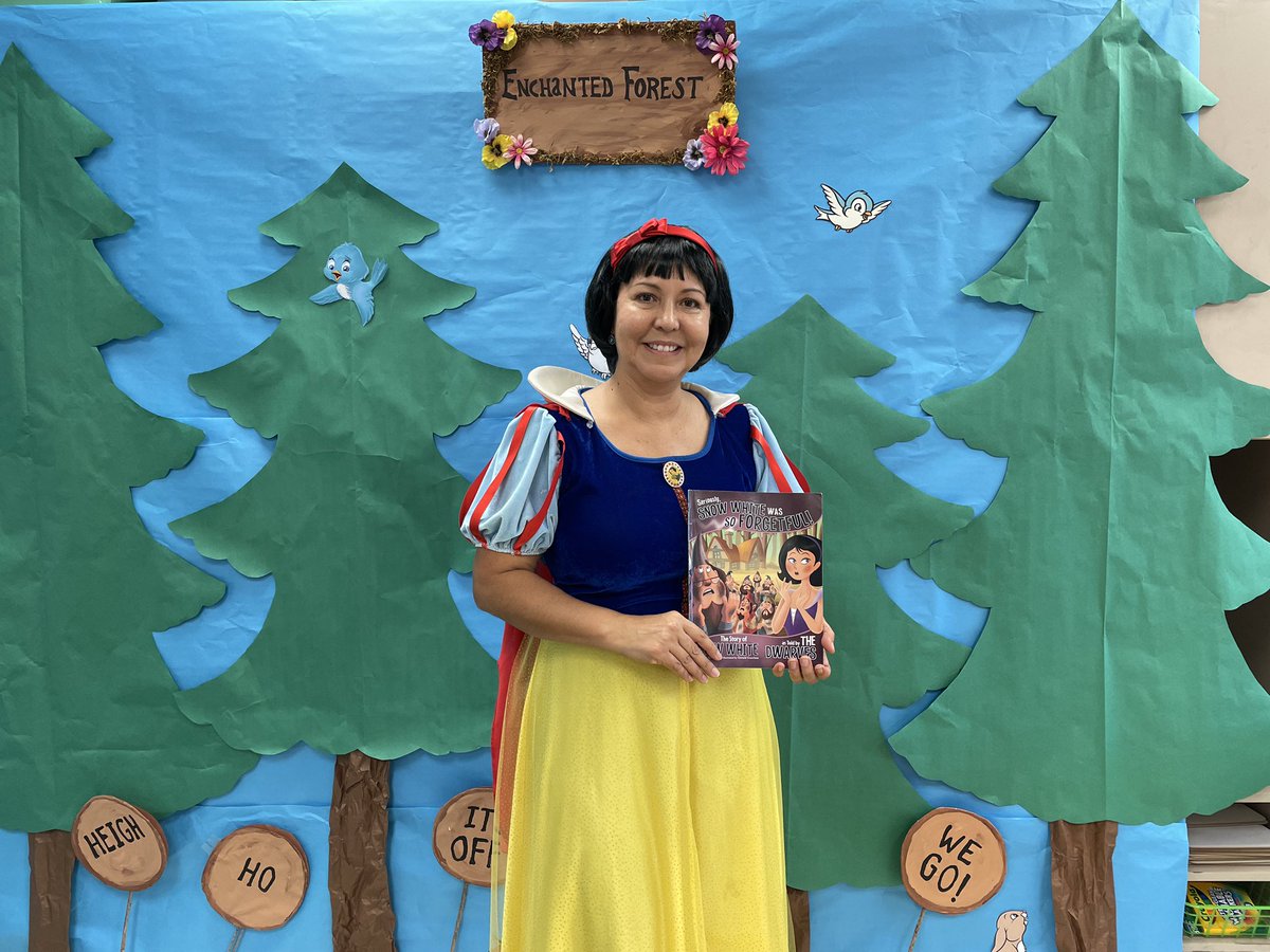SPhillips2622's tweet photo. My students got to visit with Snow White, Johnny Appleseed, Thunder Rose and the Witch from Hansel and Gretel! @BeaverMST_Stars #FairyTales #TallTales https://t.co/K7GOcGxOFH