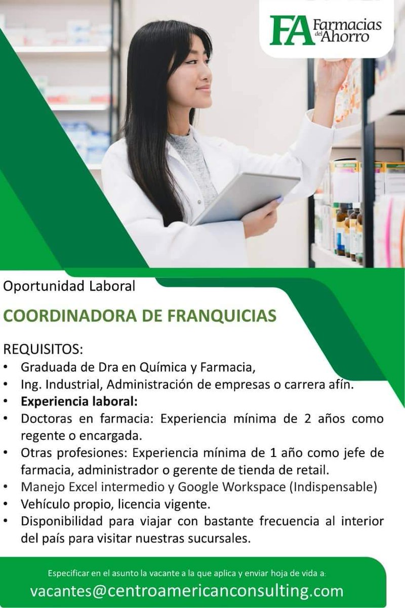 CQFH_HN's tweet photo. Oportunidad Laboral. https://t.co/VeVomnsczY
