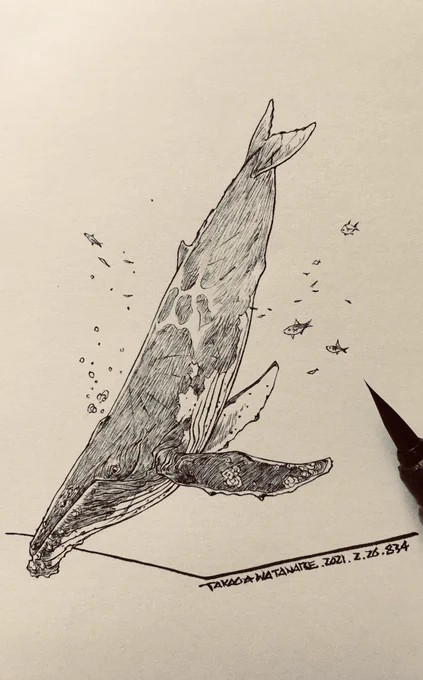 『潜水』 