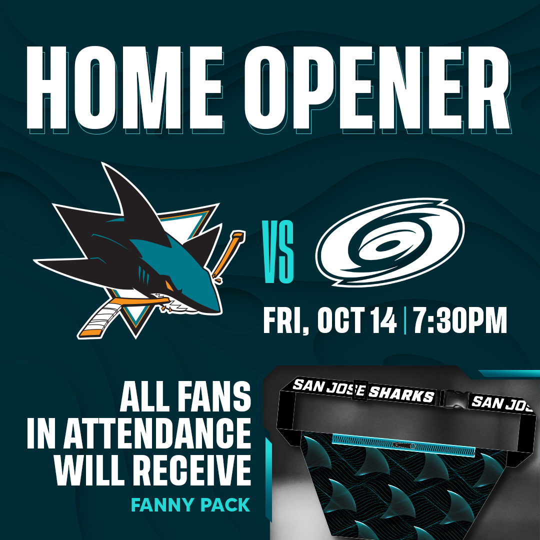 San Jose Sharks on X: Fans back at the Tank means giveaways are back, too!  Tickets to our promotional nights and all 2021-22 home games are available  now, just use promo code