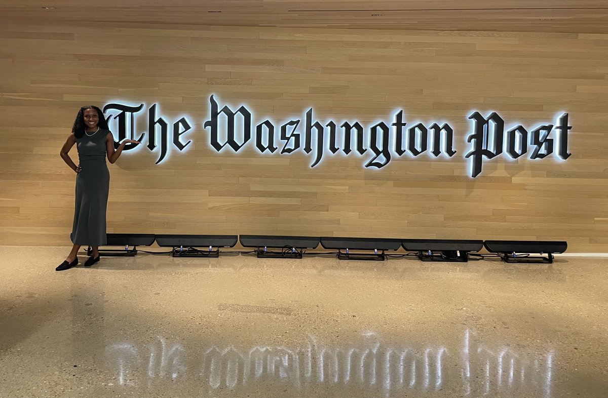 A1News_'s tweet photo. Dear ambitious girl, 

I’m so proud of you. 

Big cheers to tackling Day 1 of living out your dream of working as an editor at your hometown paper — the @washingtonpost. 🤞🏾🥂

#washpostlife https://t.co/KKqf3D1Z20